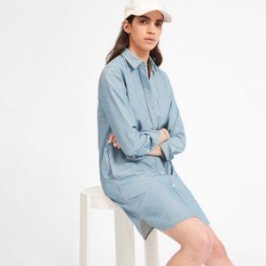 Everlane Jean Shirtdress Light Indigo